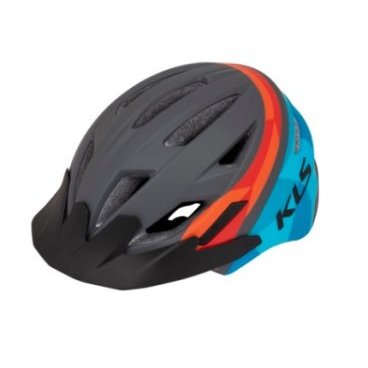 Шлем велосипедный KLS SPROUT fullface, детский, синий/красный