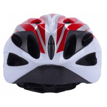Шлем велосипедный Vinca Sport VSH 25, взрослый, IN-MOLD, красно-белый, VSH 25 Red-White (L)