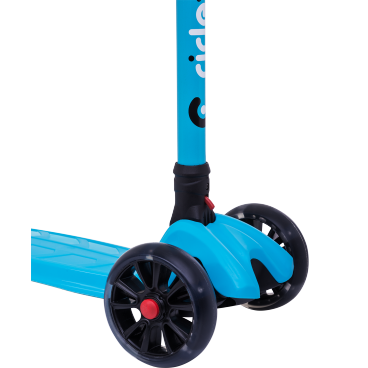 Самокат RIDEX 3D Stark 1/6, детский, трехколесный, складной, 135/90 мм, синий, SX11545
