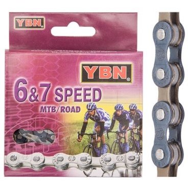 Цепь велосипедная YBN S50, 1/2"x3/32"X118L