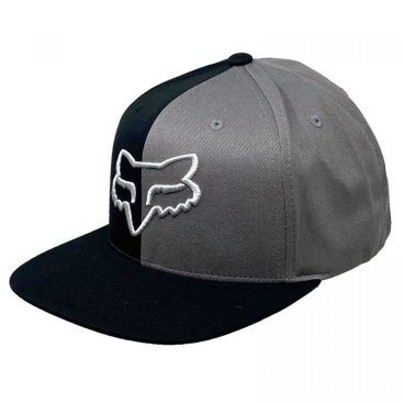 Фото Бейсболка велосипедная Fox Paddox Snapback Hat Pewter 2021, 27084-052-OS