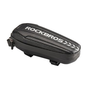 Фото Сумка велосипедная Rockbros, на раму, 1 л, жёсткий корпус, черный, B60