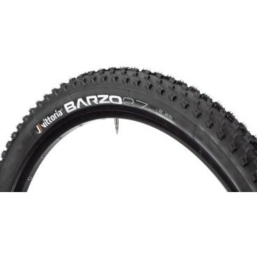 Покрышка велосипедная VITTORIA BARZO, 27.5х2.25 (55-584), высокий протектор, складная, черный, 11-599