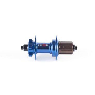 Фото Велосипедная втулка RIDE Trail QR, задняя, под кассету, 32h, эксцентрик, голубой, RRT32135LBL