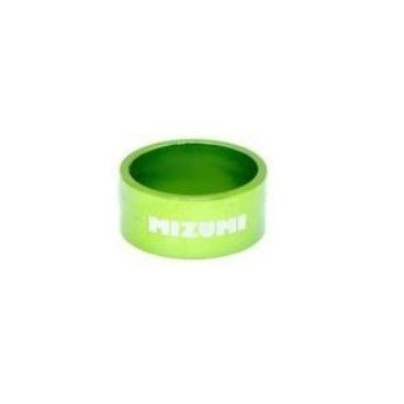 Кольцо проставочное Mizumi, для выноса, алюминий, высота 15 мм, зеленый, MZM-15-GREEN