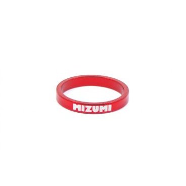 Кольцо проставочное Mizumi, для выноса, алюминий, высота 5 мм, красный, MZM-5-RED