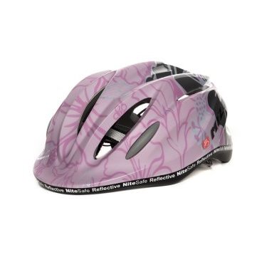 Фото Шлем велосипедный Mizumi K-800, детский, Flower Pink