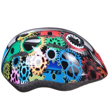 Шлем велосипедный STG HB6-3-C, детский, разноцветный