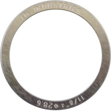 Фото Микро-кольцо прокладочное Elvedes, для рулевой колонки 1-1/8, 0.25 мм, комплект 10 штук, 2017144-10