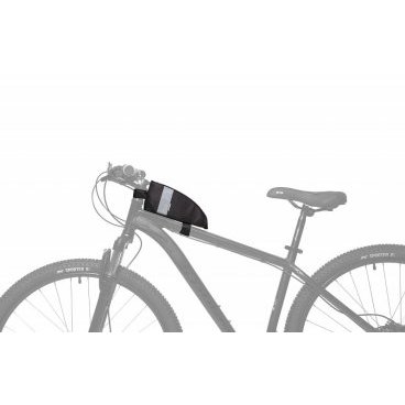 Велосумка Roswheel Sahoo 122003, на раму, размер M, 1.5 л, чёрный, Х103244