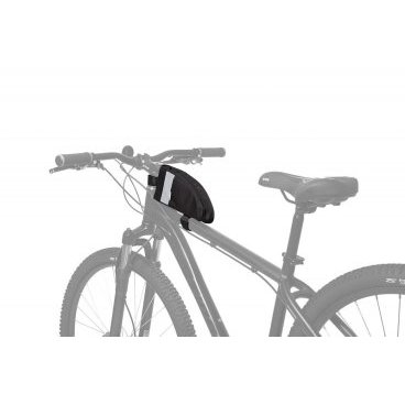Велосумка Roswheel Sahoo 122003, на раму, размер M, 1.5 л, чёрный, Х103244