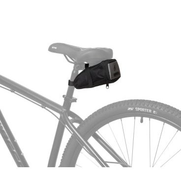 Велосумка Sahoo 132004, под седло, размер M, 1.2 л, чёрный, Х103245