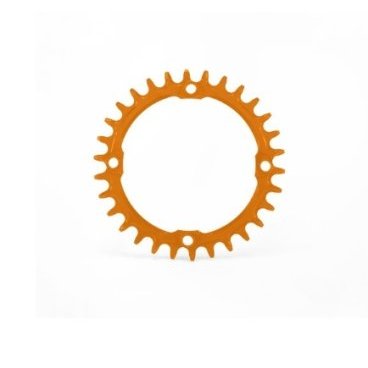 Звезда передняя велосипедная Garbaruk 104 BCD Round, 30T, оранжевый, 5907441516907