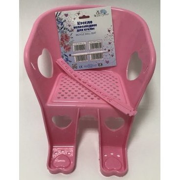 Кресло велосипедное Vinca Sport, для куклы, на руль, розовое, VS-KD 03 pink