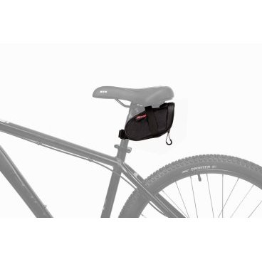 Велосумка STG 555-534, под седло, влагозащищенная, 18х9х9 см, 1,1 л, черный, Х108353