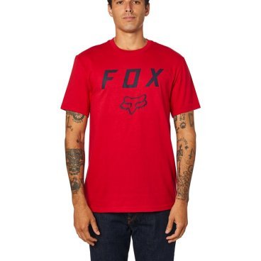 Футболка Fox Legacy Moth SS Tee, красный 2021, 24578-555-XL