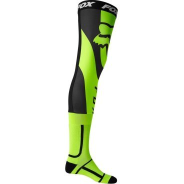 Фото Чулки Fox Mirer Knee Brace Sock, черно-зеленый 2021, 28158-130-M