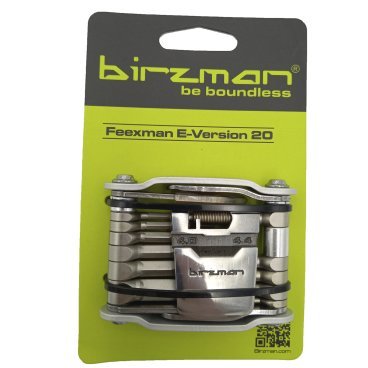 Мультитул велосипедный Birzman Feexman E-Class 20, 20 элементов, серебристый, BM09-PO-AFM-09-S