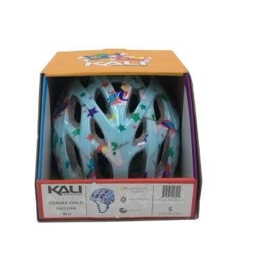 Шлем велосипедный детский KALI CHAKRA CHILD, KIDS, 21 отверстие, Unicorn Blu