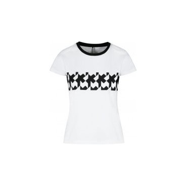 Велофутболка ASSOS SIGNATURE Summer T-Shirt - RS Griffe, женская, holy White, 42.20.234.57.S