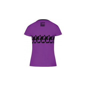 Велофутболка ASSOS SIGNATURE Summer T-Shirt - RS Griffe, женская, venusViolet, 42.20.234.4B.S
