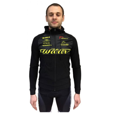 Велокофта GSG Team Velomarket, спортивная, черный/желтый флюо, T5004/13036