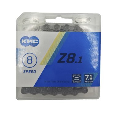 Фото Цепь велосипедная KMC Z-8.1, 7 -8 скоростей, 116 звеньев, Z-8.1