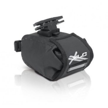Сумка велосипедная XLC BA-W22 Saddle Bag, подседельная, waterproof, 13,5x9x9 cm, black/graphit, 2501706000