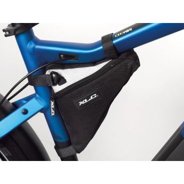 Сумка велосипедная XLC BA-S70 Flame bag Traveller, под раму, 24x18x18 cm, black/anthracite, 2501712050