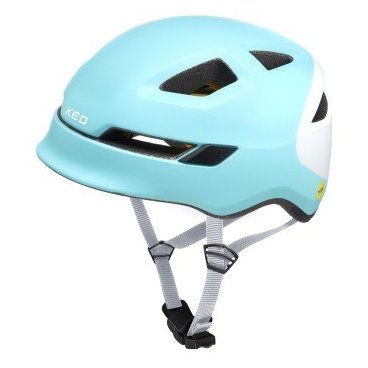 Фото Шлем велосипедный KED POP, детский, Iceblue White, 2022