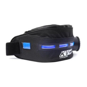 Термосумка KV+ Thermo waist bag, with LED, 1L, чёрный, 22D32