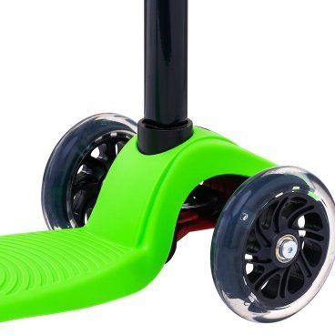 Самокат трёхколесный RIDEX 3D Snappy, детский, колёса 120/80 мм, зеленый