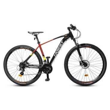 Городской велосипед HORST Crossmax черный/красный, 2022