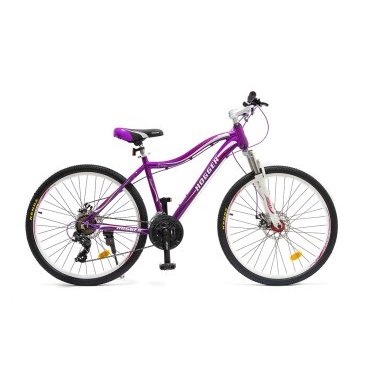 Фото Велосипед женский HOGGER "RUNA", 26", MD, алюминий, 21-скорость, пурпурный, 2021, HG-RU17P