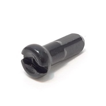 Ниппель для спиц TAYA, 14G x 12мм, сталь, черный, 100 штук в упаковке,  1412 GST-500 Ti-Black