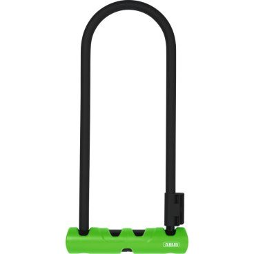 Велозамок ABUS Ultra 410/170HB 300х110мм GN SH34, скоба 14мм, ключ, класс защиты 8/15, 1100гр, черно-зеленый, 05-0034592