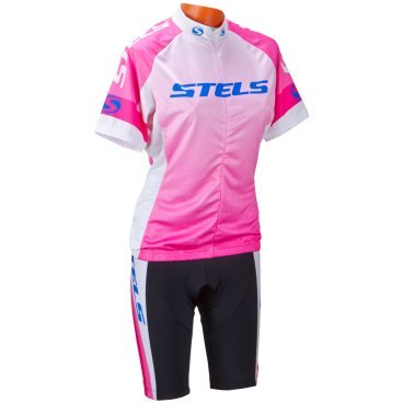 Велошорты Stels STCB019, женские, облегающие, чёрные, 900004