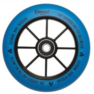 Фото Колесо для самоката Chilli, 2021, Wheel Base - 110mm Blue, б/р, CEW0004