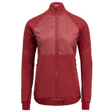 Фото Куртка беговая SILVINI Cortena W Merlot, женский, бордовый, 2022-23, WJ2121_2222