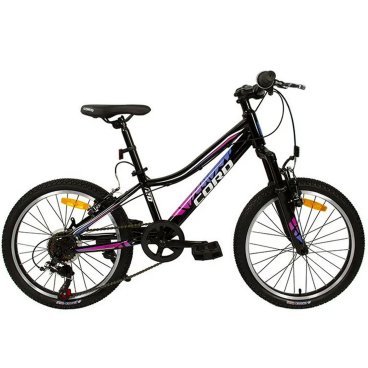 Фото Детский велосипед Maxiscoo "Cord Mint", городской,  20", 6 скоростей, черный, 2023, CRD-STD2001