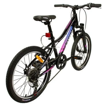 Детский велосипед Maxiscoo "Cord Mint", городской,  20", 6 скоростей, черный, 2023, CRD-STD2001