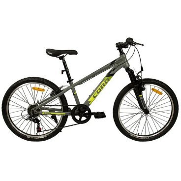 Фото Детский велосипед Maxiscoo "Cord Modus", городской,  24", 7 скоростей, серый, 2023, CRD-STD2402