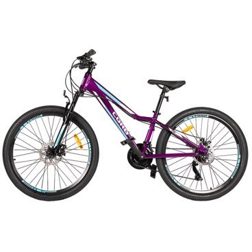 Городской велосипед Maxiscoo "Cord Starlight", Маджента , 26", 24 скорость, фиолетовый, 2023, CRD-DLX2601-13