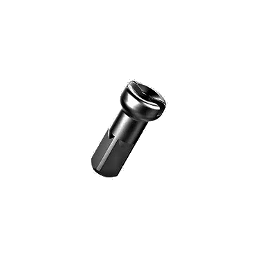 Ниппель латунный Pillar Standard Nipple, PB14 FG2.3, 14G x 14 mm, 0.95 грамма, чёрный, NBK430014