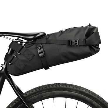 Велосумка 4BIKE 13L Saddle Bag, 100% влагозащита, под седло, для байкпакинга, ARV000297