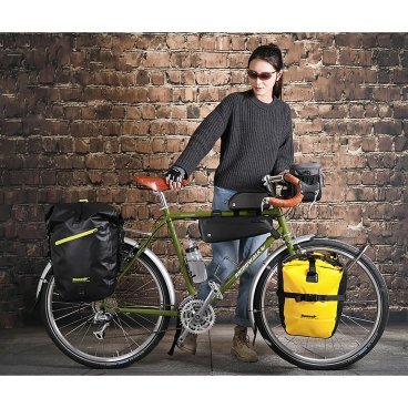 Велосумка Rhinowalk Painer Pack, 27L, гермомешок, 100% влагозащита,  туристическая, на багажник, ARV000307