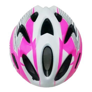 Фото Велошлем защитный STELS FSD-HL057 (out-mold), розово-белый, 600320