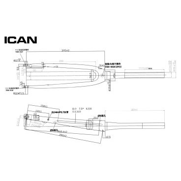 Карбоновая рама в комплекте с вилкой ICAN для GRAVEL + подседельный штырь, оси, рулевая колонка, GRA02
