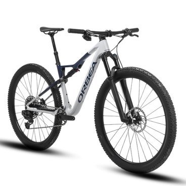 Горный велосипед MTB (двухподвесный) Orbea OIZ M30, 29", серебристый/синий, 2023, N237