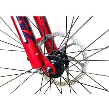 Велосипед горный Stark Router 29.3 HD, 29", ярко-красный/темно-фиолетовый, 2024, HQ-0014165